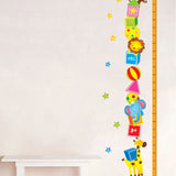 Height Chart - Circus Animals - Kids room / Nursery Wall decal AW0612