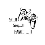 Eat, Sleep, Game Wall Decal - AW4045