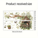 Bird Nest in Branch Wall Decal - AW011