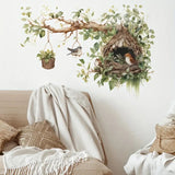Bird Nest in Branch Wall Decal - AW011