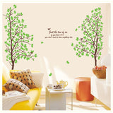 2 Trees Extra Large Wall decal / Mural AW0698