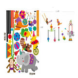 Circus Animals - Kids room / Nursery Wall decal AW0702