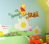 Pooh & Tigger on a branch - Kids room / Nursery Wall decal AW0703