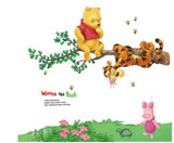 Pooh & Tigger on a branch - Kids room / Nursery Wall decal AW0703