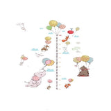 Animals & Balloons Height Chart Wall Decal - AW9275
