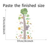 Koala Tree Height Chart Wall Decal AW0008