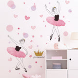 Ballerina Princesses Wall Decals AW96148
