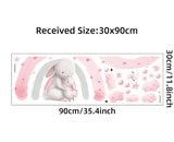 Cute Pink Rainbow Rabbit AW93567