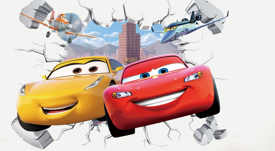Lightning McQueen Cruz Ramirez Disney Pixar Cars Decal AW1216