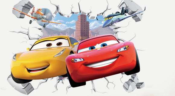 Lightning McQueen Cruz Ramirez- Disney Pixar Cars Decal