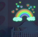 Glow in the dark Rainbow Wall Sticker - AW0009
