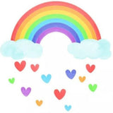 Glow in the dark Rainbow Wall Sticker - AW0009