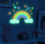 Glow in the dark Rainbow Wall Sticker - AW0009