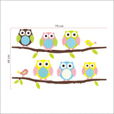 6 Owls on a Branch AW1020