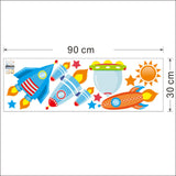 Kids Wall Stickers - Rockets & Spaceships AW1302