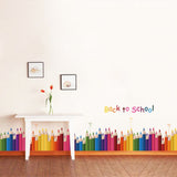 Coloured Pencils Wall Decal - AW7147
