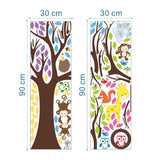 Monkeys and Squirrel and Koala in a Tree, with giraffe and owl and hedgehog AW1232