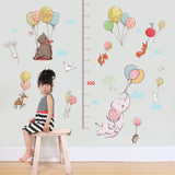 Animals & Balloons Height Chart Wall Decal - AW9275