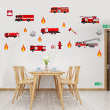 Fire Truck / Fire Engine Wall Stickers