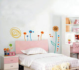 Flower, Swirly Sun & Birds - AW0990