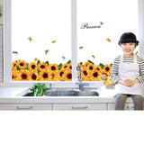 Sunflower & Butterfly Border AW7109
