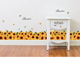 Sunflower & Butterfly Border AW7109