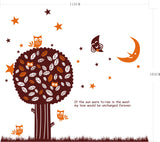 Owl, Tree, Moon & Stars AW0851