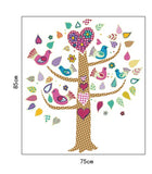 Glow in the Dark Wall Stickers - Tree with Birds - AW9617