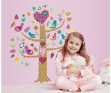 Glow in the Dark Wall Stickers - Tree with Birds - AW9617