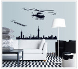 Helicopter Wall decal - AW7071H