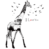 Giraffe - Black