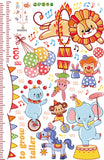 Circus Animals Height Chart