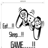 Eat, Sleep, Game Wall Decal - AW4045