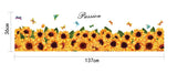 Sunflower & Butterfly Border AW7109