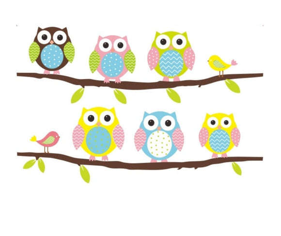 6 Owls on a Branch AW1020
