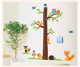 Height Chart - Fox, Squirrel, Owl, Racoon - Extra Large AW0221