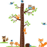 Height Chart - Fox, Squirrel, Owl, Racoon - Extra Large AW0221