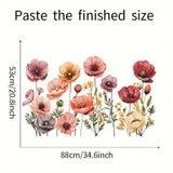 Poppies Wall Stickers - AW0038