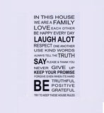 Quote - In this House we are Family ...