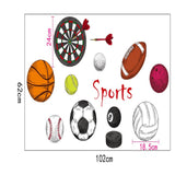 Sports Balls Wall Stickers AW7095