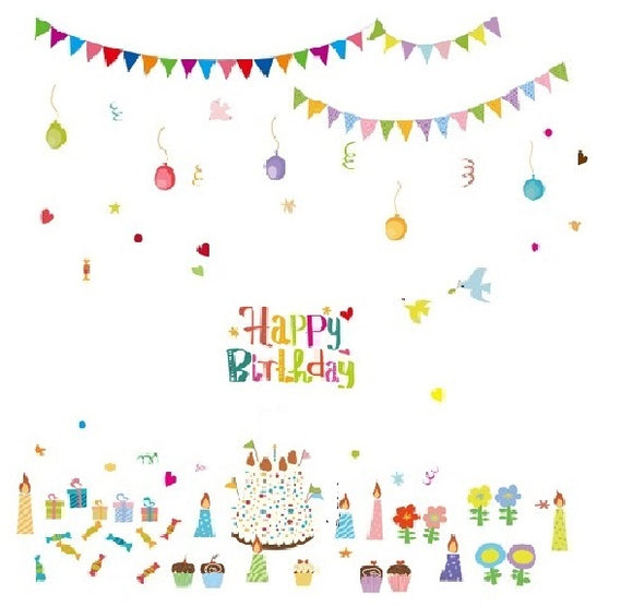 Happy Birthday Celebration Stickers