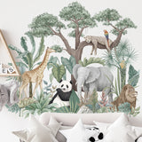 Jungle Animal Wall Mural AW0254