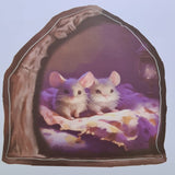 Whimsical Wall Decal - Two Mice in a hole AW007