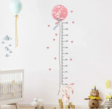 Pink Bunny & Balloon Height Chart AW66531