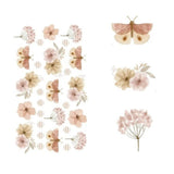 Butterflies and Flowers Wall Decal - AW2006