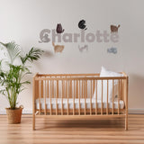 Personalised Name/Cats Wall Sticker AW1022