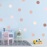 Neutral Pink Dot Wall stickers - Removable Wall Stickers
