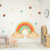 Rainbow & Clouds - Vinyl Wall Sticker Decal AW39064