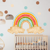 Rainbow & Clouds - Vinyl Wall Sticker Decal