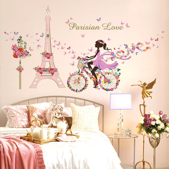 Paris Eiffel Tower Wall Sticker